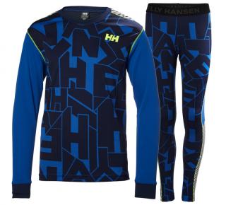 Dětské termoprádlo Helly Hansen JR Lifa Active set olympian blue 176 /16 let/