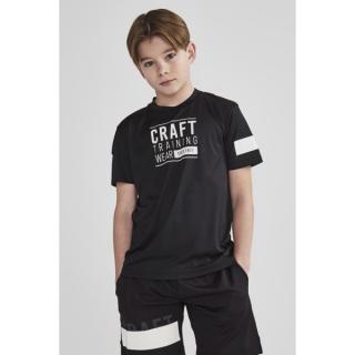 Dětské tričko CRAFT Focus černé 134-140
