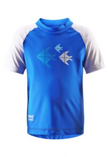Dětské tričko s UV ochranou Reima Azores mid blue 68-74 /3-6 měs/