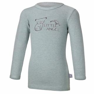 Dětské tričko smyk Little Angel Outlast® Koala DR - lišejník melír  110 /5 let/