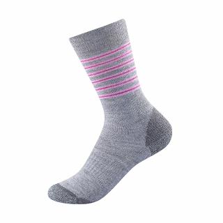 Dětské vlněné ponožky Devold Multi Medium Kid Sock peony stripe 19-21