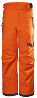 Dětské zimní kalhoty Helly Hansen JR Legendary pant - neon orange ROSTOUCÍ 128-134/S/7-8 let