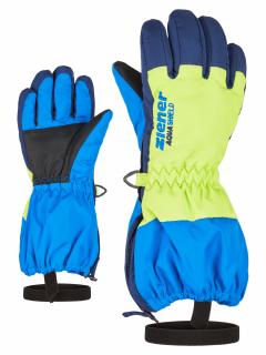 Dětské zimní rukavice Ziener LEVIO AS® MINIS 798 - celorozepínací prstové 2/2 roky/92 cm
