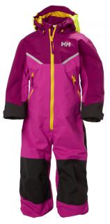 Dětský nezateplený overal Helly Hansen K Shelter playsuit very berry 128 /8 let/