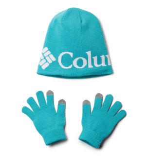 Dětský set čepice a rukavic Columbia Youth Hat and Glove Set II greyser Geyser