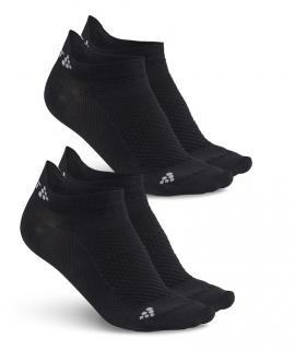 Funkční ponožky Craft Shaftless 2-pack černé 37-39