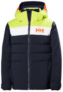 Juniorská zimní bunda Helly Hansen JR Cyclone Jacket Navy  SKI FREE SKIPAS ZDARMA 128 /8 let/