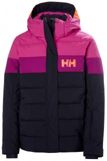 Juniorská zimní bunda Helly Hansen JR Diamond Jacket navy  SKI FREE SKIPAS ZDARMA 128 /8 let/