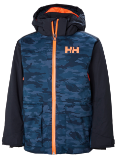 Juniorská zimní bunda Helly Hansen JR Skyhigh jacket - navy  SKI FREE SKIPAS ZDARMA 128 /8 let/