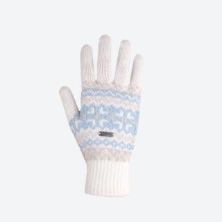Pletené rukavice Kama R107  s Merinem - bílé L