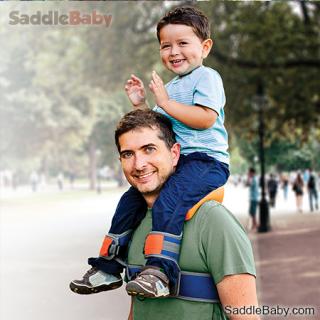 SaddleBaby - Dětský nosič na ramena