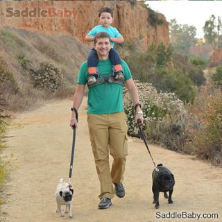 SaddleBaby nosič na ramena - Půjčovna, Testcentrum 7 dní
