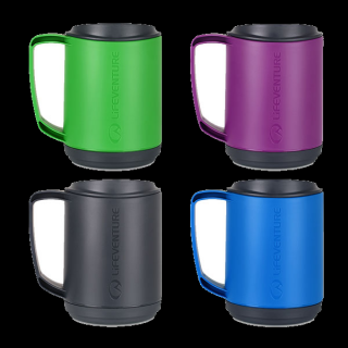 Termoizolační hrnek LifeVenture Ellipse Insulated Mug Tmavě šedá