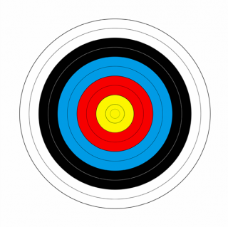 Yate sada 10 ks terčů 60 cm