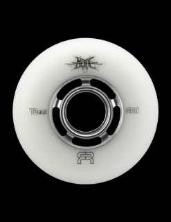 FR Metal kolečka 72mm/85A Barva: Bílá