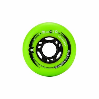 MICRO Performance kolečka 76mm Barva: Zelená