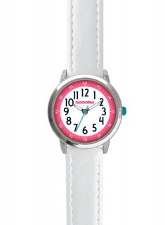 CLOCKODILE Bílé dívčí dětské hodinky CWG5076