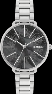 MINET PRAGUE Black Flower MWL5178