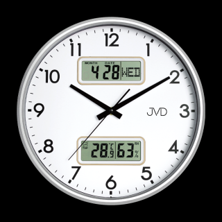Nástěnné hodiny s osvětlením JVD DH239.1