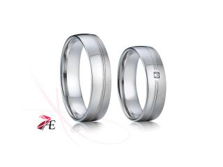 Ocelové snubní prsteny 005 - Radúz a Mahulena