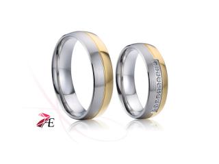 Ocelové snubní prsteny 023 - Jindřich a Eliška