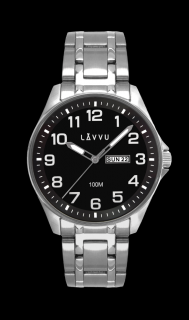 Pánské hodinky LAVVU BERGEN Black LWM0142