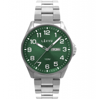 Pánské hodinky LAVVU BERGEN Green LWM0146