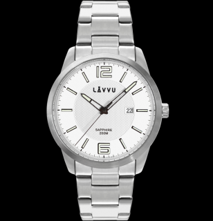 Pánské hodinky LAVVU DYKKER Silver LWM0190