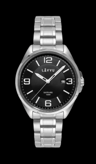 Pánské hodinky LAVVU HERNING Black LWM0092