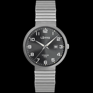 Pánské hodinky LAVVU LUNDEN Black LWM0222
