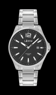 Pánské hodinky LAVVU NORDKAPP Black LWM0162