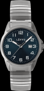 Pánské hodinky LAVVU STOCKHOLM Big Blue LWM0021