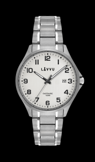 Pánské hodinky LAVVU TITANIUM LILLEHAMMER Silver LWM0151