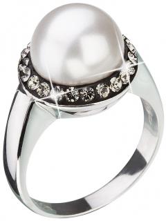 Prsten se Swarovski ELEMENTS 35021.3 BL.DIAMOND Velikost prstenu: 58