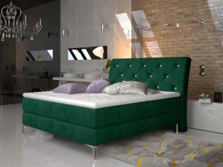 Čalouněná postel ADEL Boxsprings 140 x 200 cm Provedení: Kronos 19