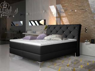 Čalouněná postel ADEL Boxsprings 140 x 200 cm Provedení: Soft 11