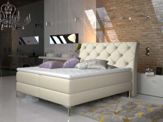Čalouněná postel ADEL Boxsprings 140 x 200 cm Provedení: Soft 33
