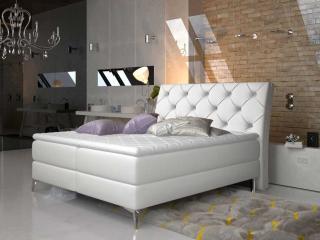 Čalouněná postel ADEL Boxsprings 160 x 200 cm Provedení: Soft 17