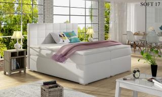 Čalouněná postel ALICE Boxsprings 140 x 200 cm Provedení: Soft 17
