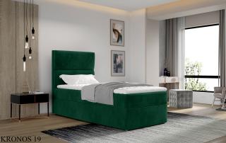 Čalouněná postel ARCO Boxsprings 90 x 200 cm Provedení: Kronos 19