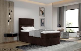 Čalouněná postel ARCO Boxsprings 90 x 200 cm Provedení: Monolith 29