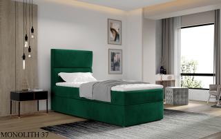 Čalouněná postel ARCO Boxsprings 90 x 200 cm Provedení: Monolith 37