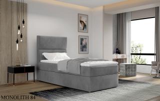 Čalouněná postel ARCO Boxsprings 90 x 200 cm Provedení: Monolith 84