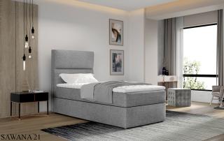 Čalouněná postel ARCO Boxsprings 90 x 200 cm Provedení: Sawana 21