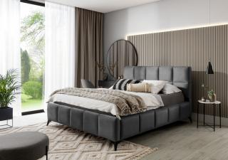 Čalouněná postel MIST 140 x 200 cm Provedení: Velvetmat 04