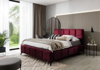 Čalouněná postel MIST 140 x 200 cm Provedení: Velvetmat 25