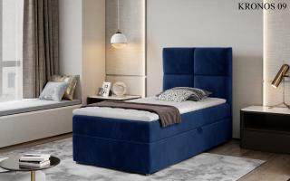 Čalouněná postel RIVIA Boxsprings 90 x 200 cm Provedení: Kronos 09