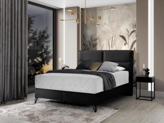 Čalouněná postel SAFIRO Boxsprings 140 x 200 cm Barva: Riviera 97
