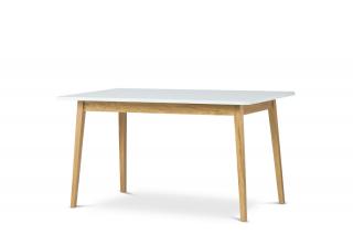 Jídelní stůl Frisk bílý rozkládací Rozměr: 140 - 180 cm