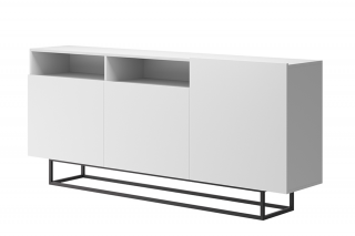 Komoda MORIO bílá 180 x 82 x 37 cm